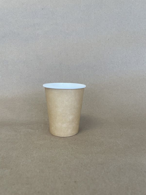 8oz. Kraft Plain Single Wall Hot Cup