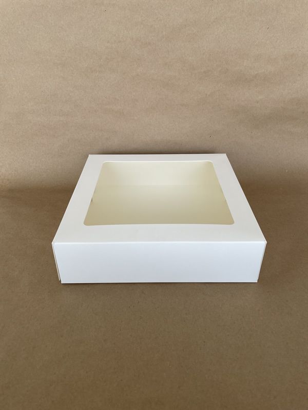 White PLA Window Box 10" x 10" x 2.5"